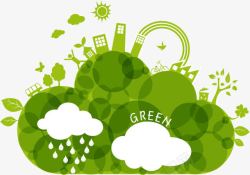 绿色环保清新节能城市素材