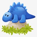 恐龙蓝色的玩具kidToyspng免抠素材_88icon https://88icon.com Dino Toy blue 恐龙 玩具 蓝色的