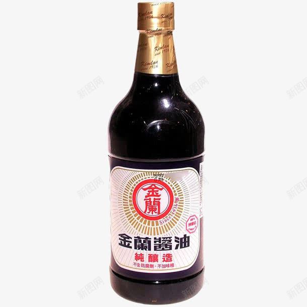 金兰酱油png免抠素材_88icon https://88icon.com 产品实物 调味品 酱油 黑色