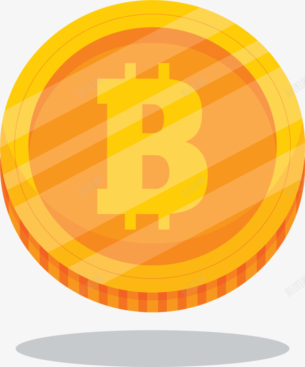 斜纹金色硬币比特币矢量图ai免抠素材_88icon https://88icon.com 比特币 矢量png 硬币 虚拟币 金色比特币 金色硬币 矢量图