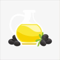 扁平化橄榄茶矢量图素材