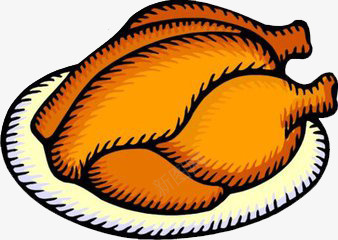 卡通烤鸡png免抠素材_88icon https://88icon.com 卡通 烤鸡 食物