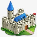 城堡像素房子米拉png免抠素材_88icon https://88icon.com Pixel castle house 像素 城堡 房子