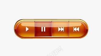 长形按钮快进后退按钮图标图标