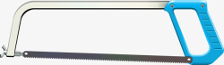 蓝色卡通锯子素材