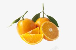 新鲜的绿色食品橙子素材
