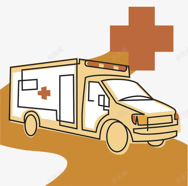 卡通救援车png免抠素材_88icon https://88icon.com 卡通的 可爱的 救护车 救援工具 救援车 警车