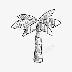 椰子树矢量图素材
