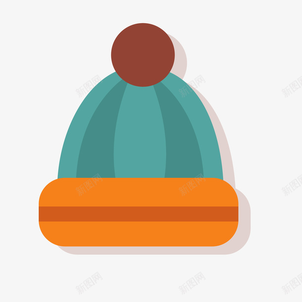 绿橙色卡通冬季帽子矢量图ai免抠素材_88icon https://88icon.com 冬季 冬季帽子 卡通 卡通帽子 日常 橙色 绿色 矢量图