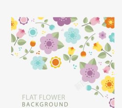 浪漫春花背景素材