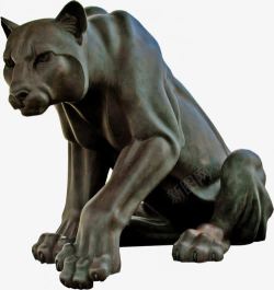 敏捷猎豹雕塑高清图片
