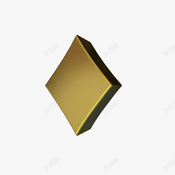 方片棕色png免抠素材_88icon https://88icon.com 3D 光滑 方片 立体