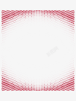 红色波点抽象花纹矢量图素材