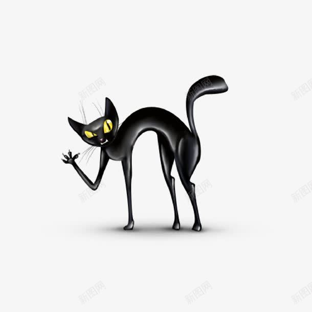 黑猫png免抠素材_88icon https://88icon.com 动物 卡通 宠物 黑猫