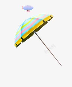 彩色太阳伞素材