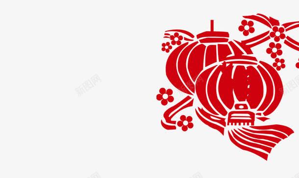 装饰图案png免抠素材_88icon https://88icon.com 中国风 红灯笼 装饰图案