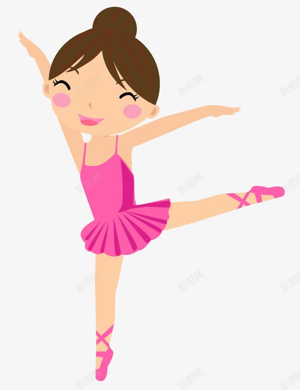卡通芭蕾舞女孩装饰图案png免抠素材_88icon https://88icon.com 免抠PNG 卡通 女孩 芭蕾舞 装饰图案