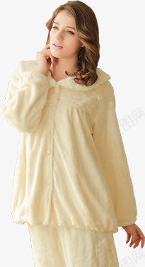 白色珊瑚绒淘宝睡衣png免抠素材_88icon https://88icon.com 图片 珊瑚 白色 睡衣