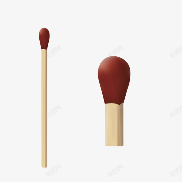 红色头取火工具放大的火柴棒实物png免抠素材_88icon https://88icon.com 木材 火把 火柴 火柴棒 火源 火种 点火 生火 生火工具