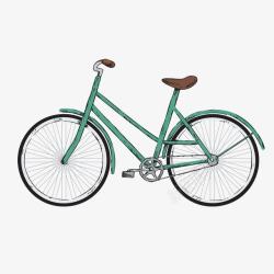 绿色单车素材