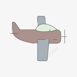 卡通版战斗机飞机素材