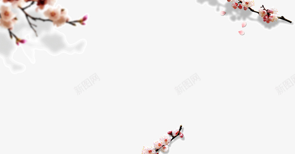 枝头桃花png免抠素材_88icon https://88icon.com 春天 枝头 桃花 花朵