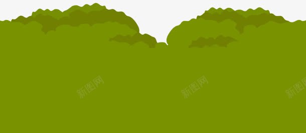 树丛绿色树丛卡通树丛装饰png免抠素材_88icon https://88icon.com 卡通 树丛 绿色 装饰