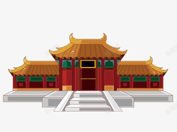 古典手绘卡通豪华建筑png免抠素材_88icon https://88icon.com 卡通 古典 建筑 豪华