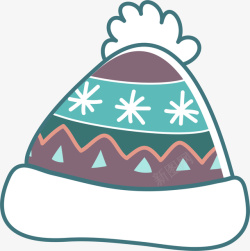 冬季卡通多彩帽子素材