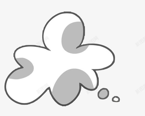 云朵对话框png免抠素材_88icon https://88icon.com 云朵 卡通 可爱 对话框 手绘