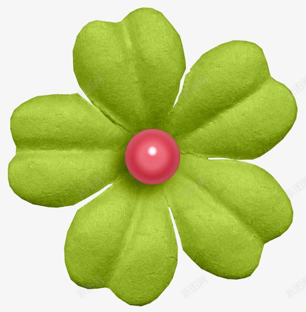 花png免抠素材_88icon https://88icon.com 珠子 绿色 花