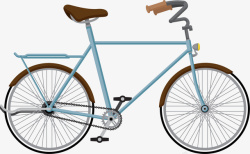 自行车大赛蓝色自行车素材