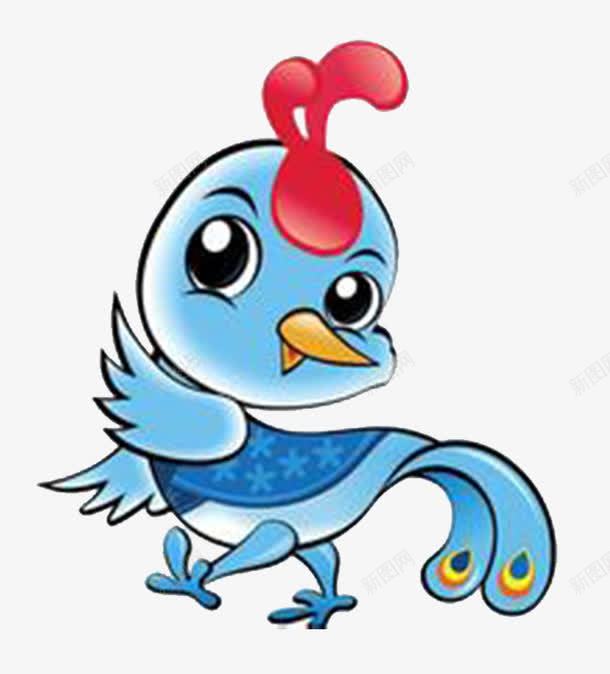 蓝色的小鸡png免抠素材_88icon https://88icon.com 创意小鸡 卡通动物 卡通家禽 卡通小鸡 红色 蓝色