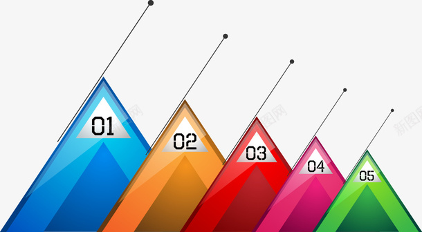 抽象炫彩三角矢量图ai免抠素材_88icon https://88icon.com 三角 抽象 炫彩 矢量图