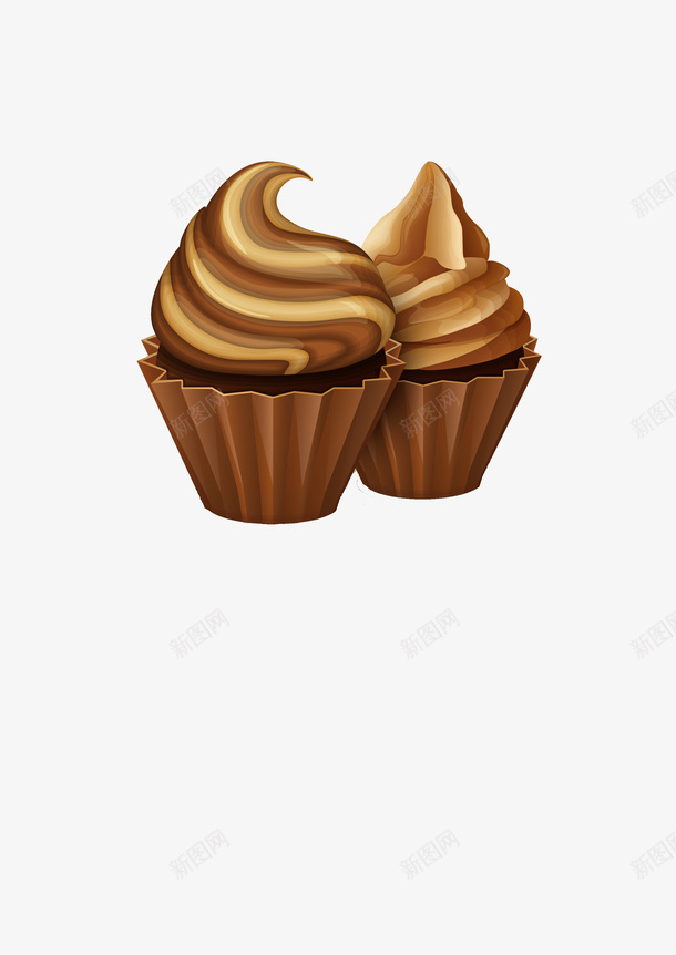 巧克力杯子蛋糕png免抠素材_88icon https://88icon.com 巧克力杯子蛋糕 杯子蛋糕 蛋糕