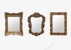 欧式梳妆镜镜子高清图片
