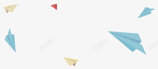 漂浮纸飞机png免抠素材_88icon https://88icon.com 彩色纸飞机 漂浮纸飞机 纸飞机