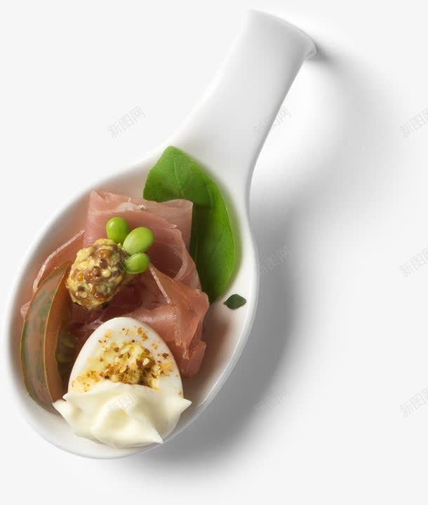 勺子上的小菜png免抠素材_88icon https://88icon.com PNG素材 勺子 小菜 食物