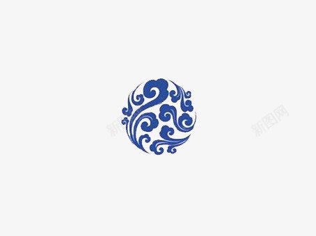 有青花瓷图案中国风logo1图标图标