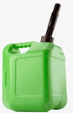 绿色塑料汽油桶素材