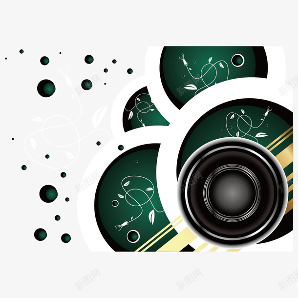 深绿色不规则图形矢量图ai免抠素材_88icon https://88icon.com 不规则图形 创意图形 墨绿色图形 矢量图