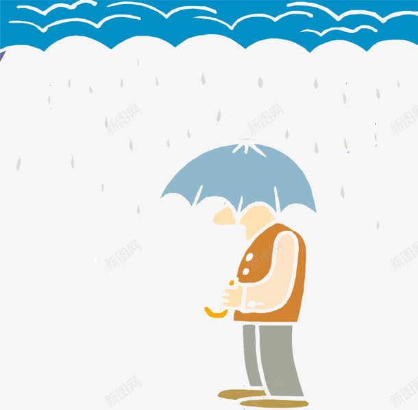 乌云元素png免抠素材_88icon https://88icon.com png 下雨 乌云 元素 卡通 秋雨 老人