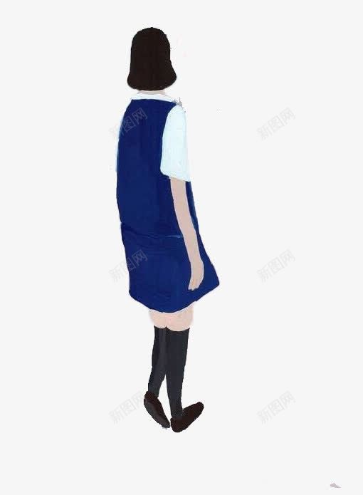 手绘水彩时尚美女png免抠素材_88icon https://88icon.com 卡通人物 手绘人物 手绘美女