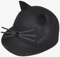 黑色帽子素材