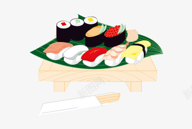 卡通寿司美食图标图标