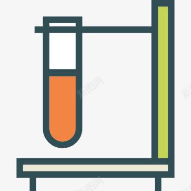互联网教育试管图标图标