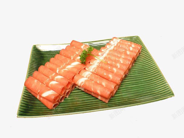 火锅菜羊肉卷食材png免抠素材_88icon https://88icon.com 原料 盘子 羊肉卷 食物 食物原料 餐饮美食