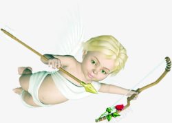 光棍节爱神丘比特素材