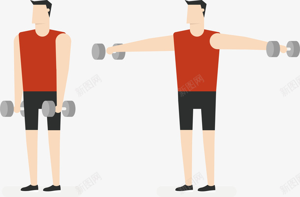 手拿哑铃侧平举矢量图eps免抠素材_88icon https://88icon.com 侧平举 健身锻炼 哑铃 手拿哑铃 手臂锻炼 矢量png 矢量图