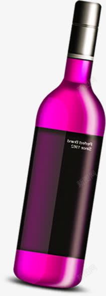 紫色红酒浪漫素材